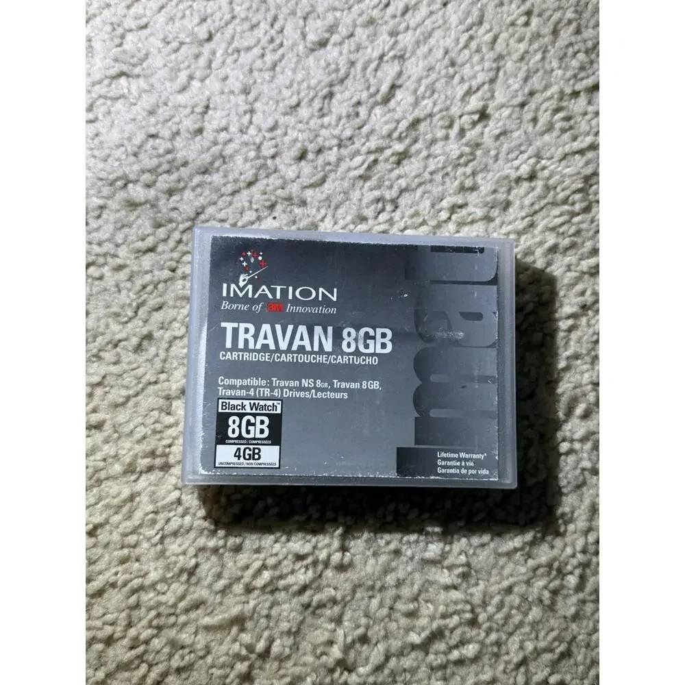 HP C4425 Travan TR-4 Data Cartridge 4GB/8GB Used w/ Imation Case